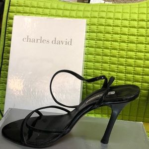 Charles David sonnet black patent leather